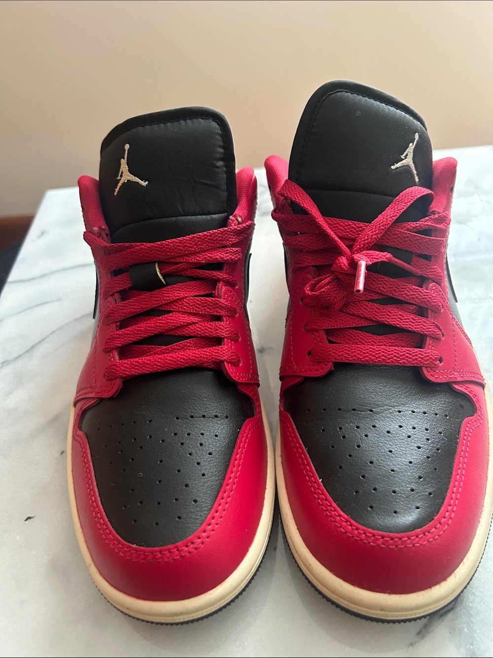 Air Jordan 1 Low Women’s Mystic Hibiscus/Black/Coconut Milk